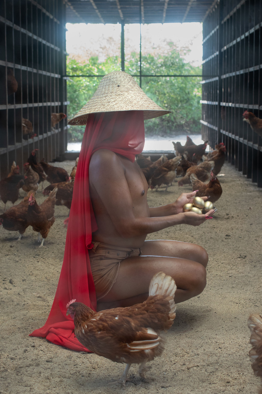 Obra de Rafaela Kennedy, "Travestis brasileñas generan vida todos los dias", 2022