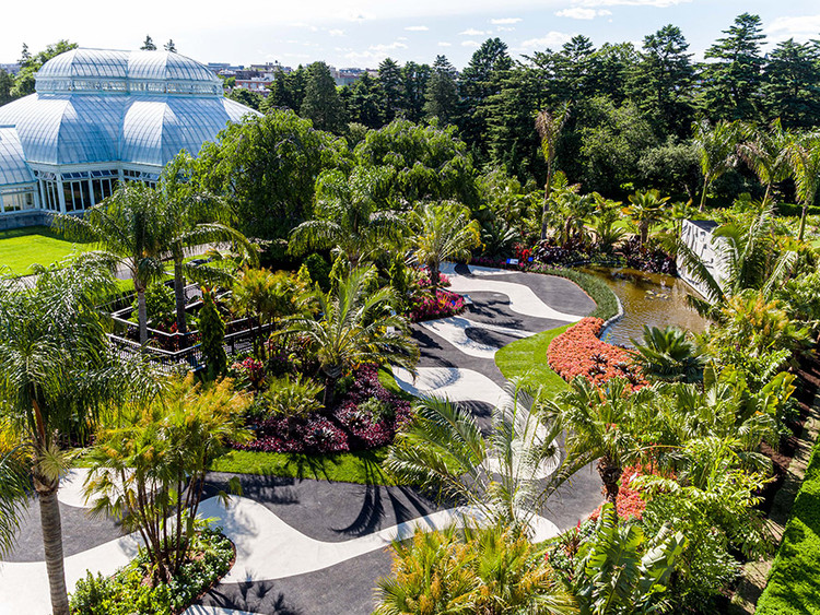 Section “Modernist Garden" of the exhibition. Credit: courtesy of NYBG