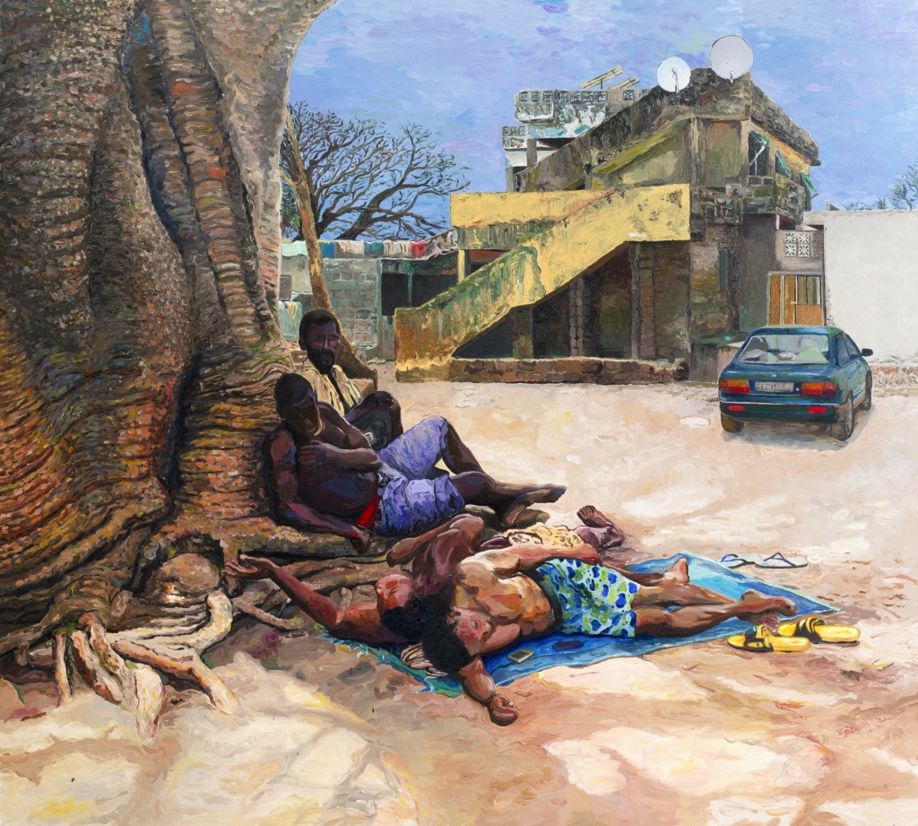 Obra de Renan Teles, "Palácio do chefe", da série “Residência Online na África”, 2020. Foto: cortesia do artista