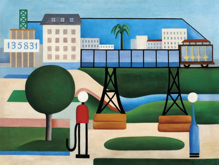 "São Paulo" (1924), Tarsila do Amaral – adquirida pela Pinacoteca em 1929 (Foto: Pinacoteca de São Paulo / Divulgação)