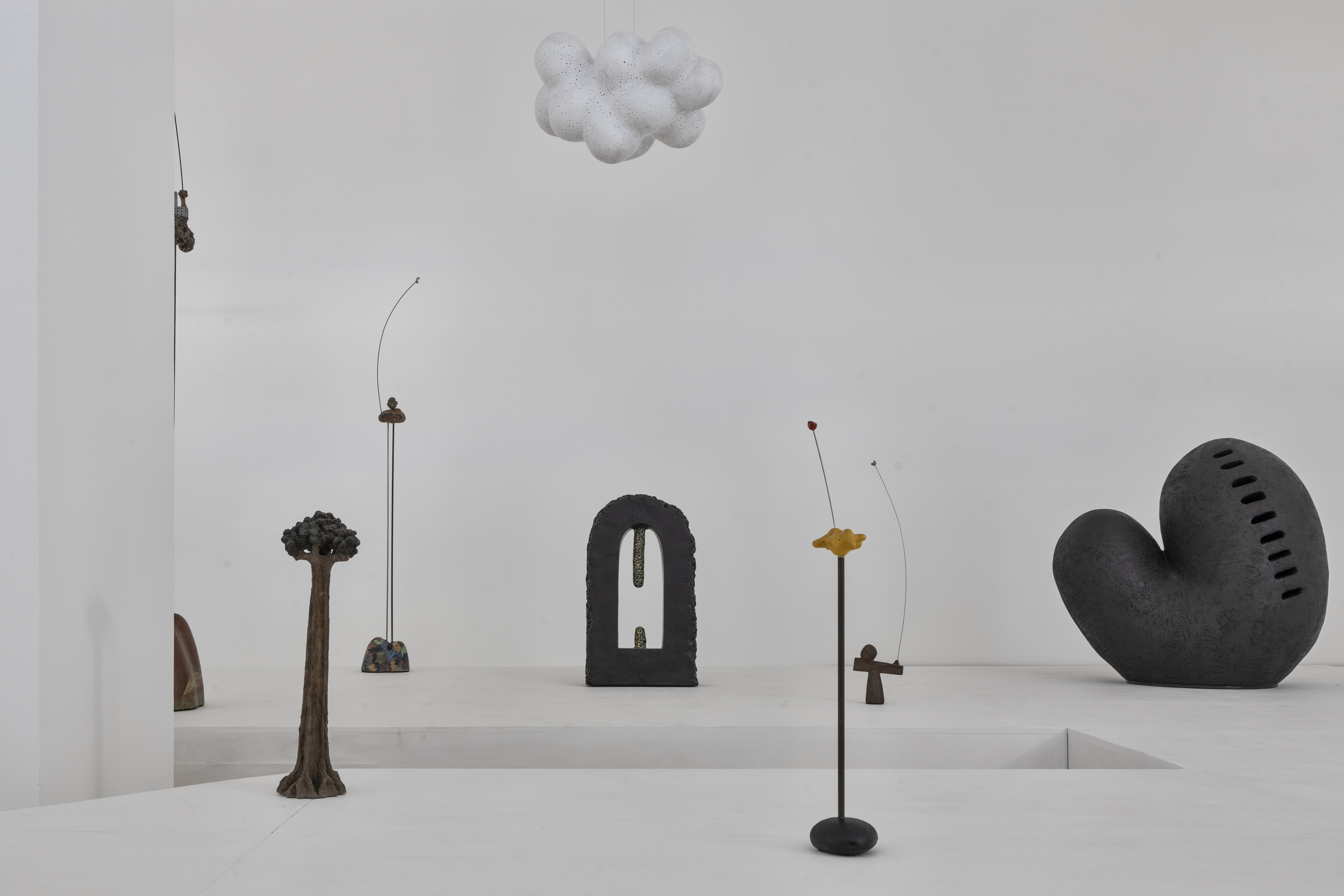 View of Megumi Yuasa's solo exhibition at Gomide&Co in 2024. Photo: Ruy Teixeira