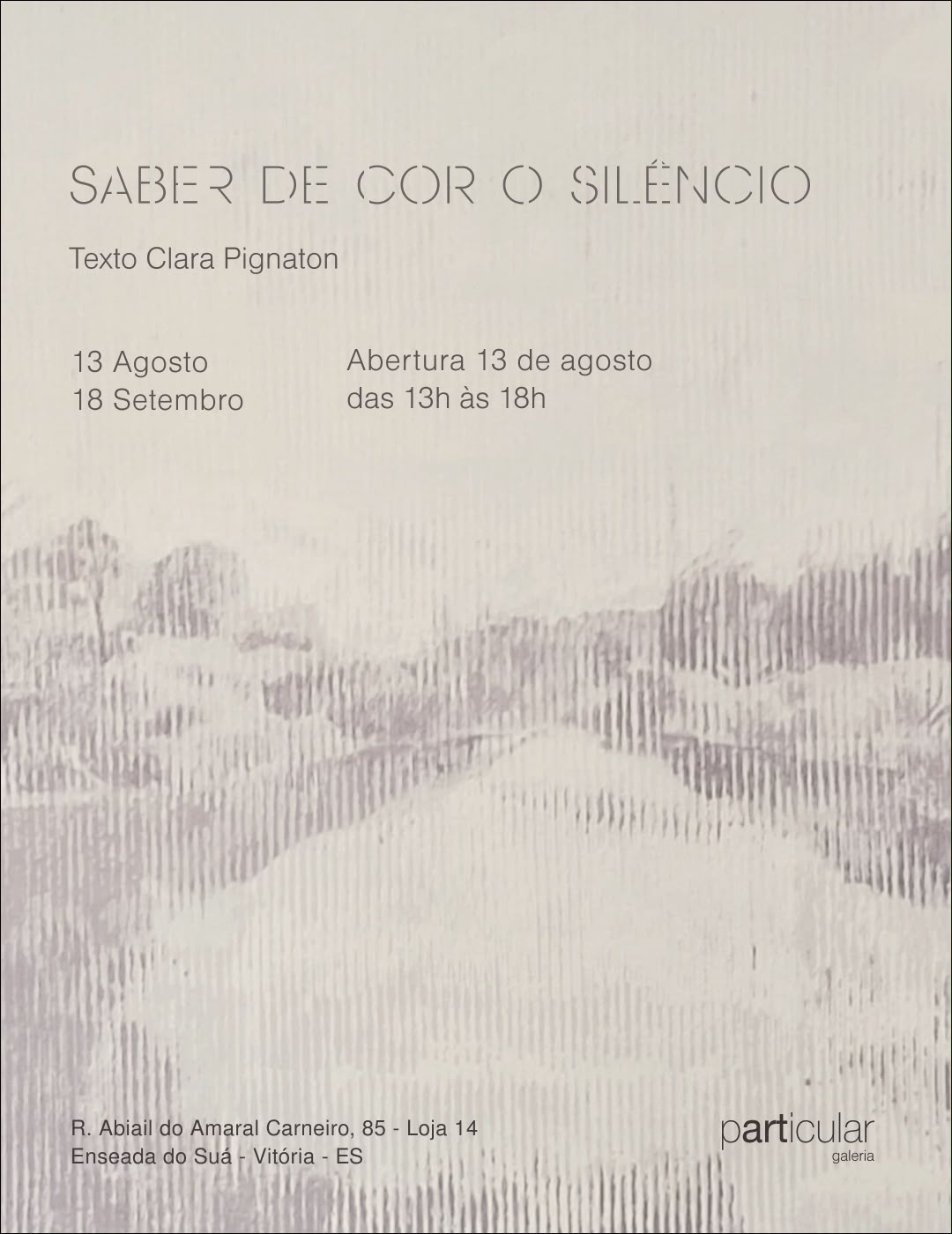 SABER DE COR O SILÊNCIO