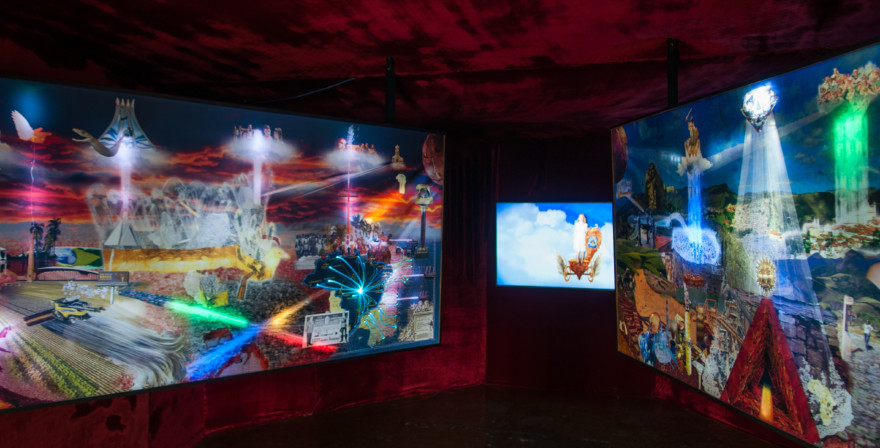 Vista do "Mausoléu mineral" (2019), Guerreiro do Divino Amor (Foto: Paula Huven)