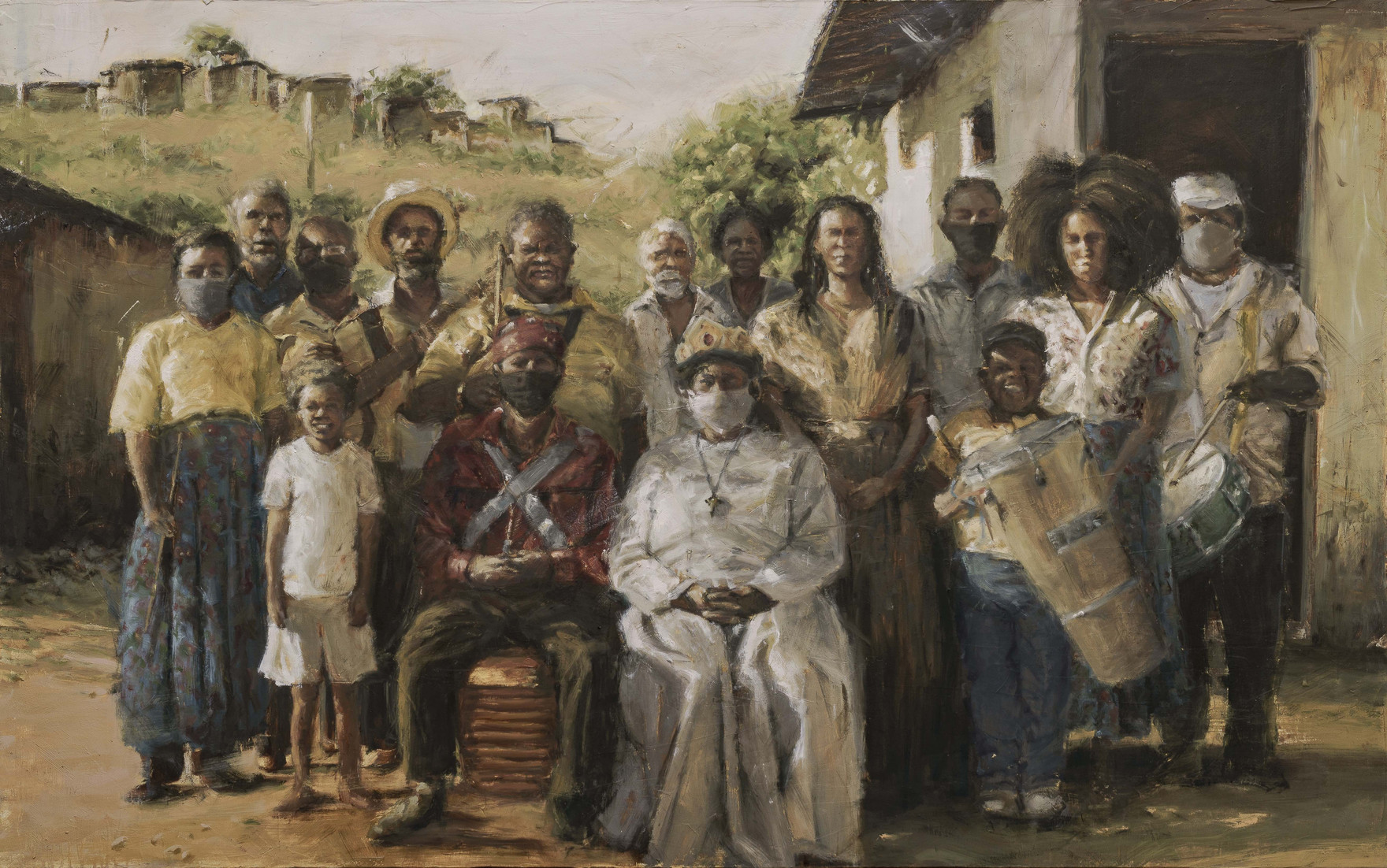 Obra de Diego Mouro, "Gente", 2023. Foto: Flávio Freire