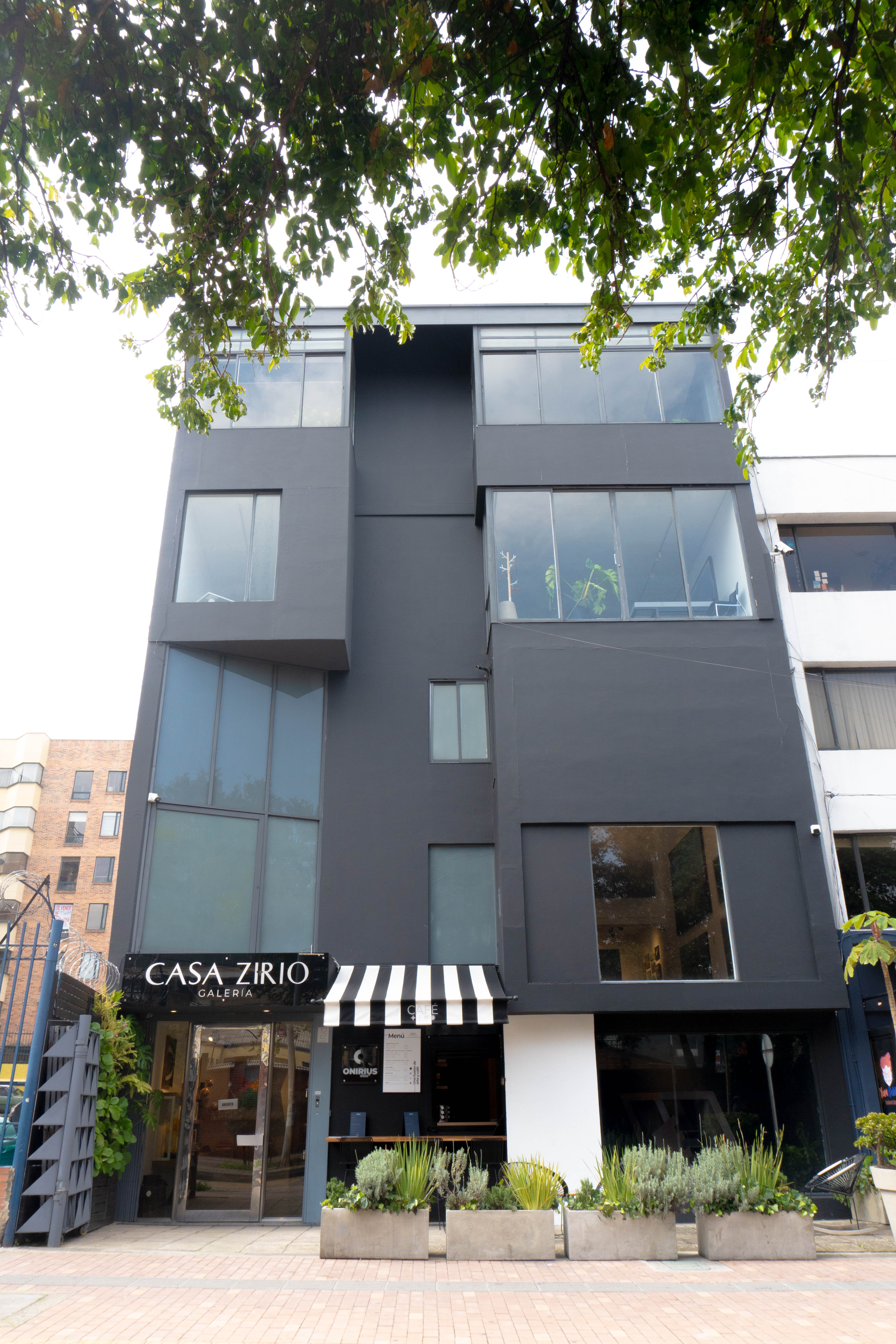 casa zirio gallery façade, Bogota Colombia