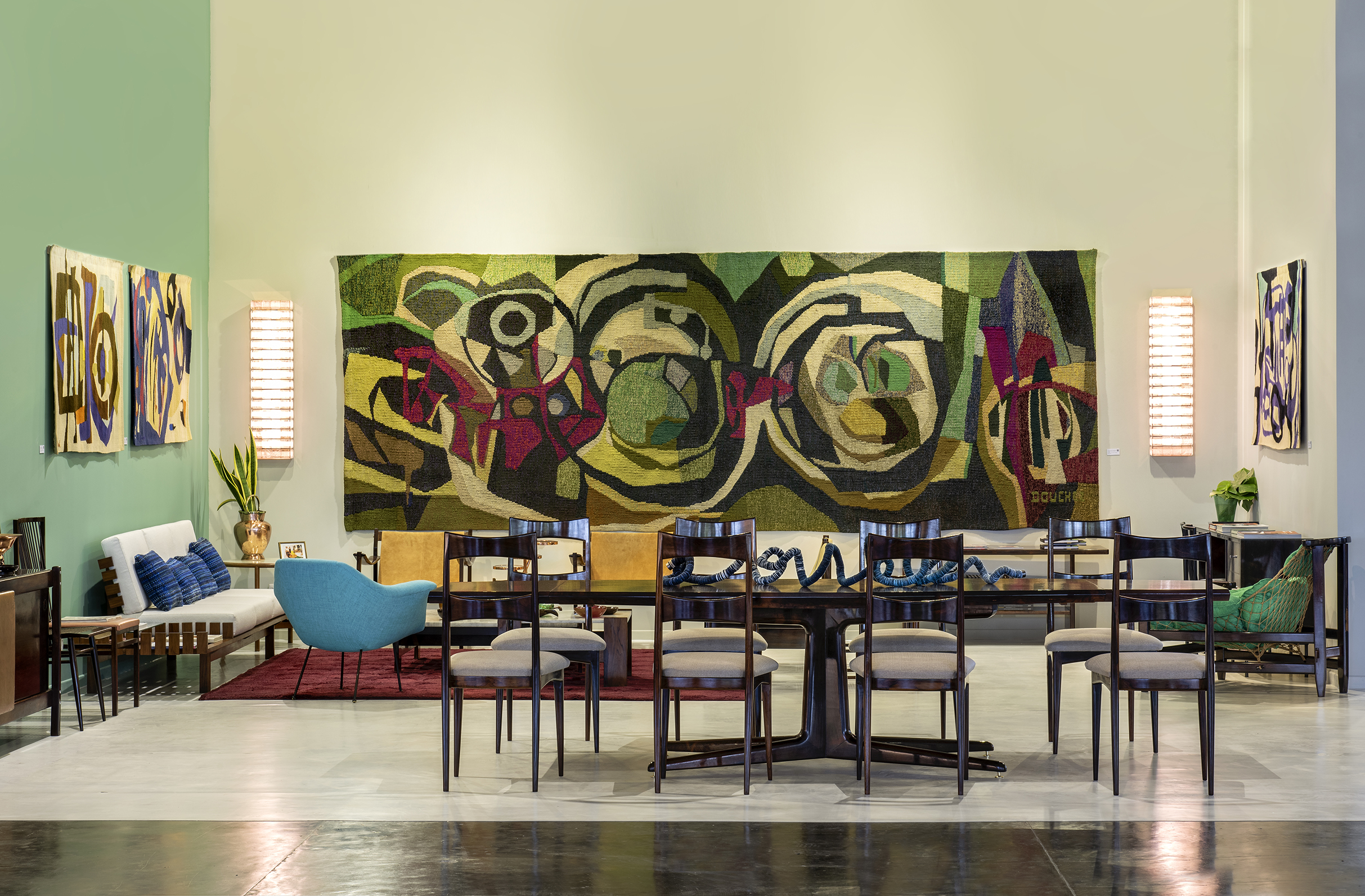 ARTE TECIDA II - Douchez - Nicola - Rubem Dario - DESIGN- Tenreiro - Gillon - Cida Santana - SP-ARTE 2019