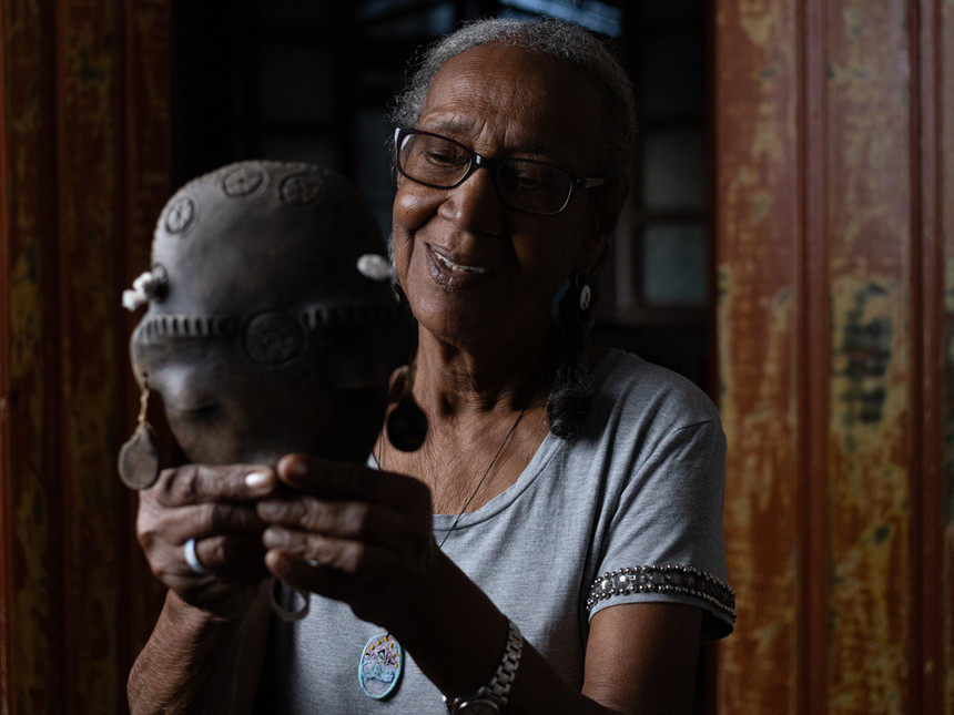 The artist Maria Lira Marques, represented by the gallery Gomide&Co. Photo: Gabriela Portilho