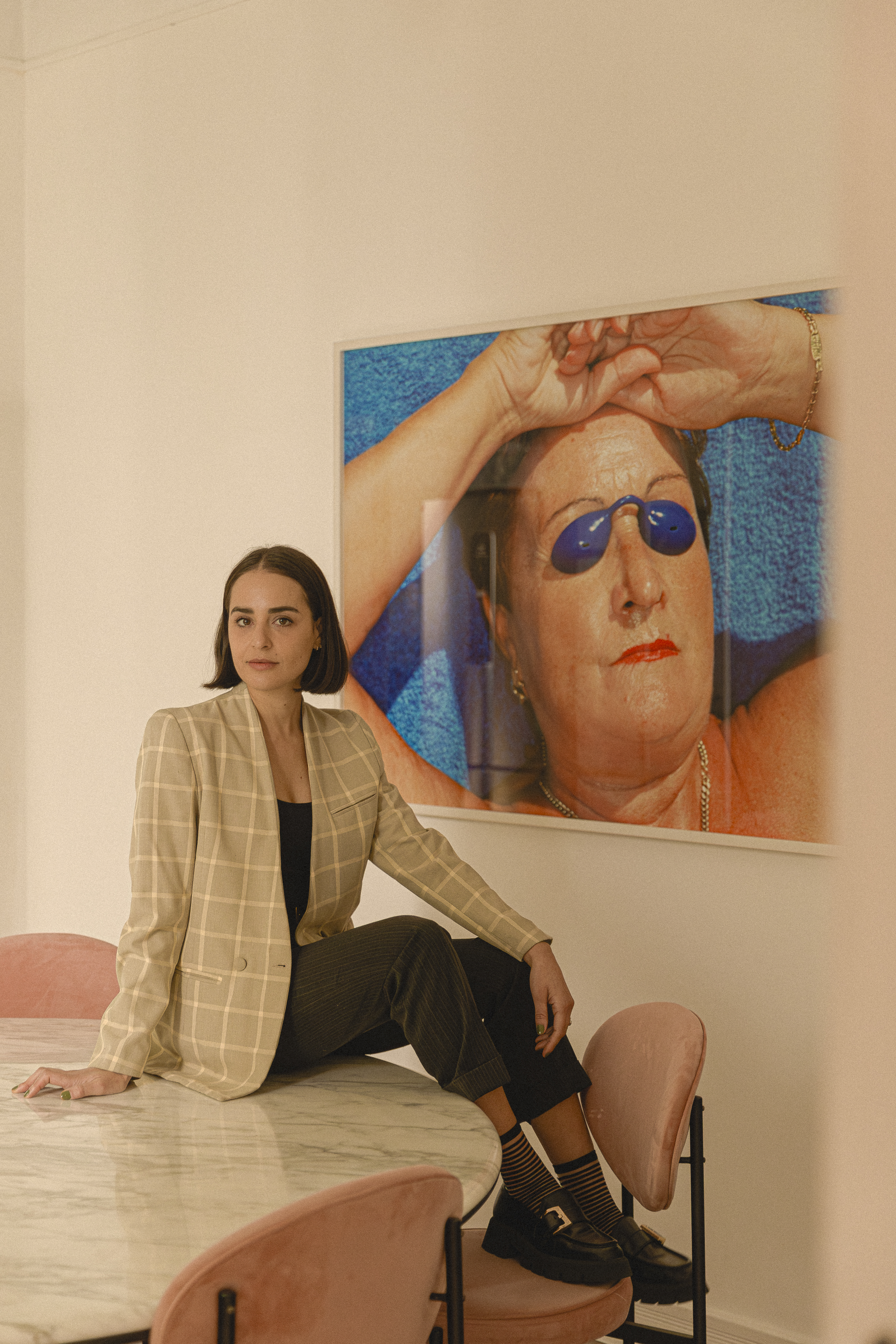 Victória Zuffo, president of ABACT – Brazilian Association of Contemporary Art and co-founder of the Lume gallery. Photo: Ana Pigosso.