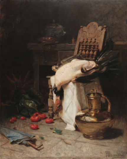 "Peru depenado" (1900), Pedro Alexandrino Borges. Obra adquirida pela Pinacoteca em 1911 (Foto: Pinacoteca de São Paulo / Divulgação)