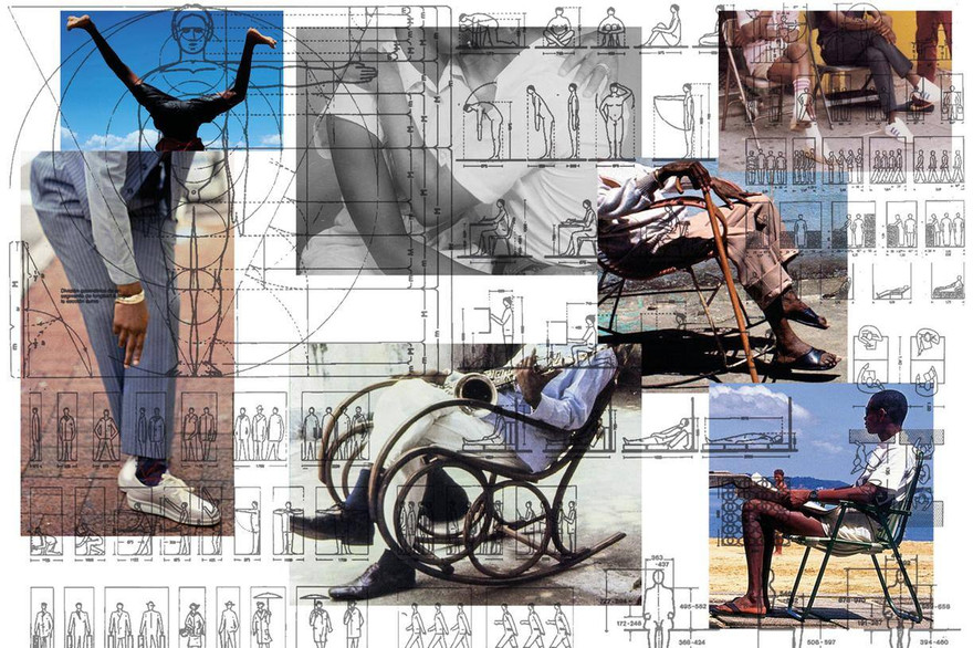 Da série "Antropometria para arquitetura contemporânea" (2022), Marcus Deusdedit (Foto: cortesia do artista)