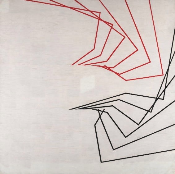 "Ideia visível" (1957), Waldemar Cordeiro – adquirida pela Pinacoteca em 1977 (Foto: Pinacoteca de São Paulo / Divulgação)
