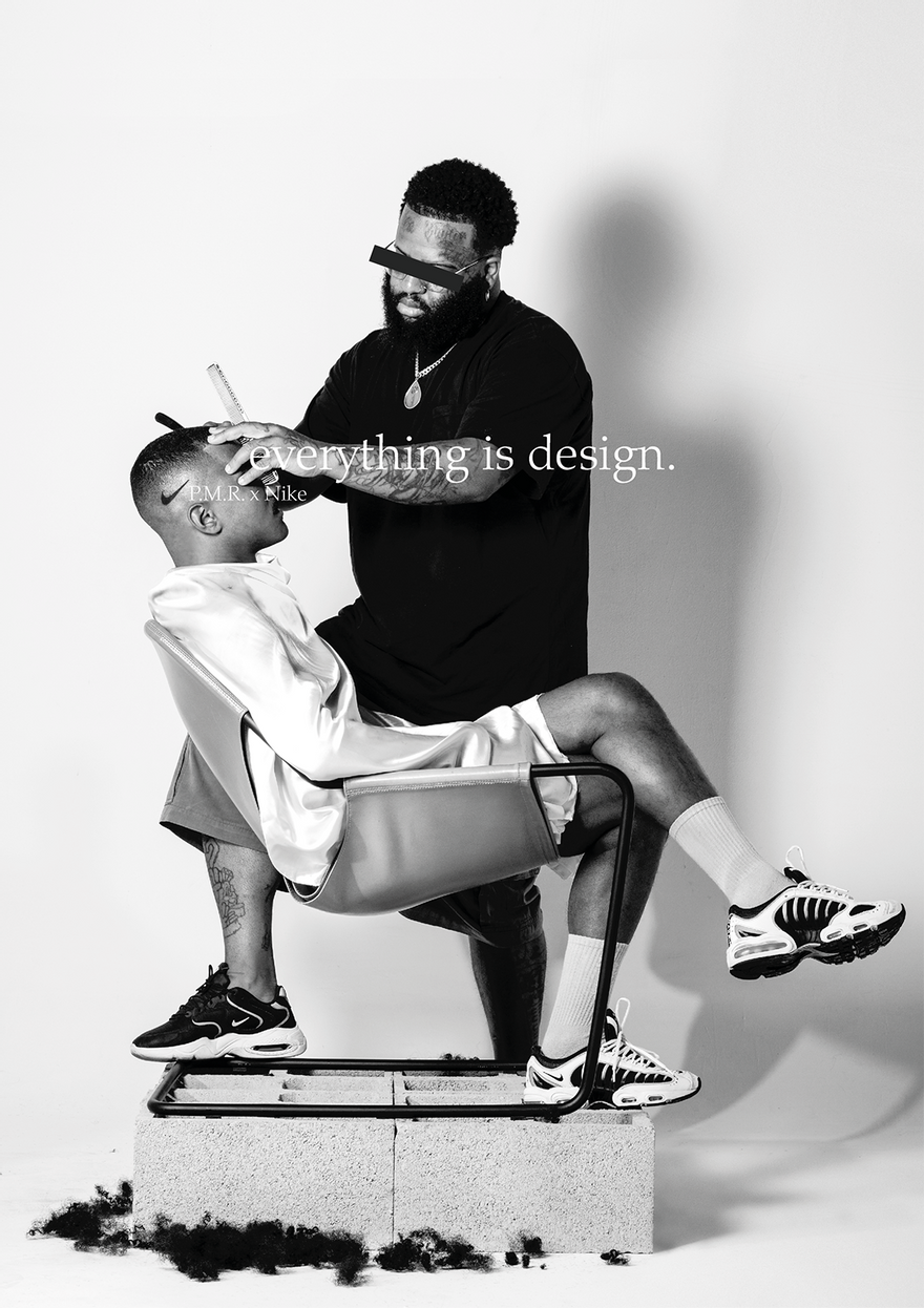 Da série "P.M.R. meets Nike" (2022), Marcus Deusdedit (Foto: cortesia do artista)